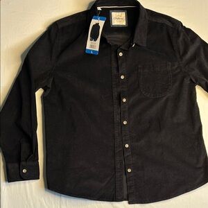 Women’s Black Corduroy Shirt size L